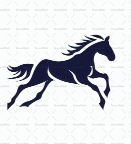 Galoppierendes Pferd